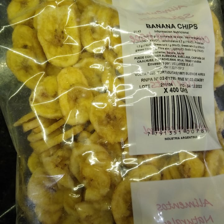 photo of New Garden Banana chips shared by @morenoaye on  09 Jan 2022 - review