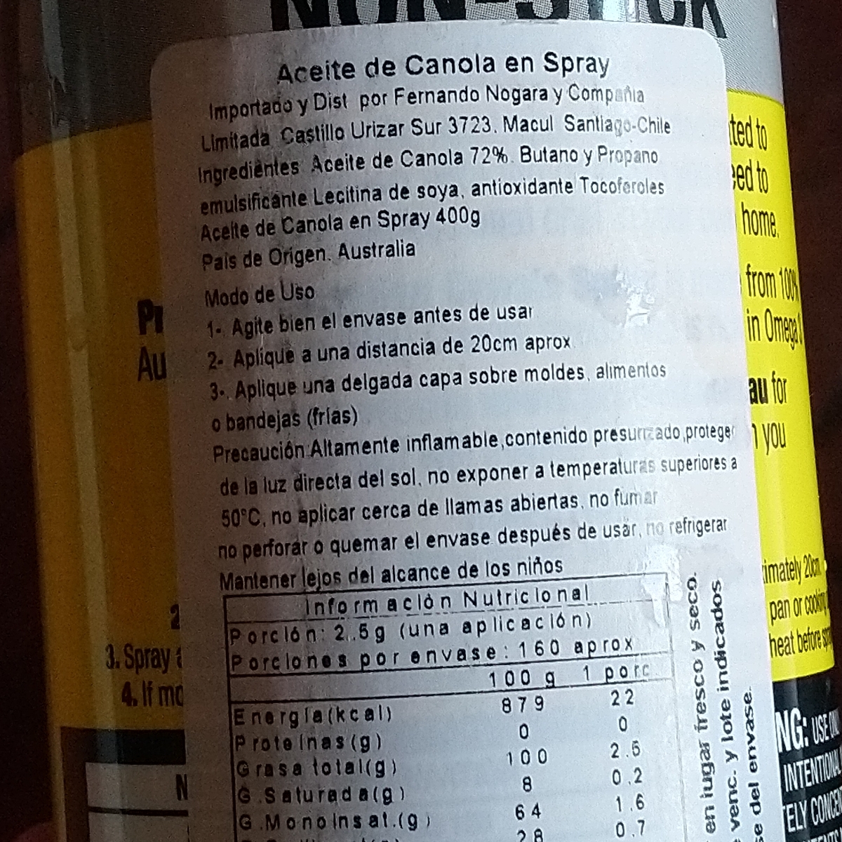 Pro Chef Australian Canola Spray Reviews abillion