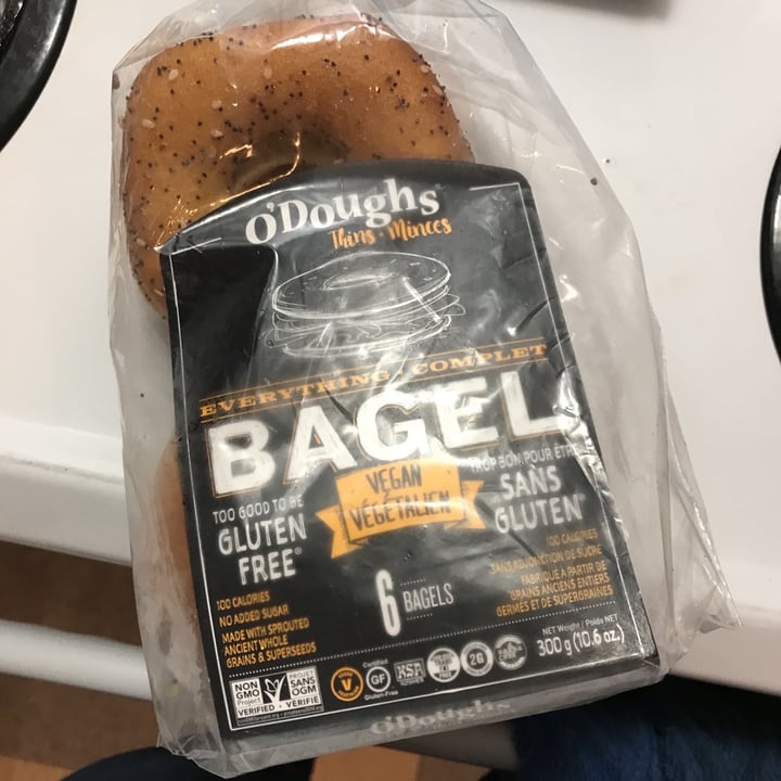 photo of O’Doughs Original Bagel Thins - Gluten Free shared by @veglove on  27 Jan 2020 - review
