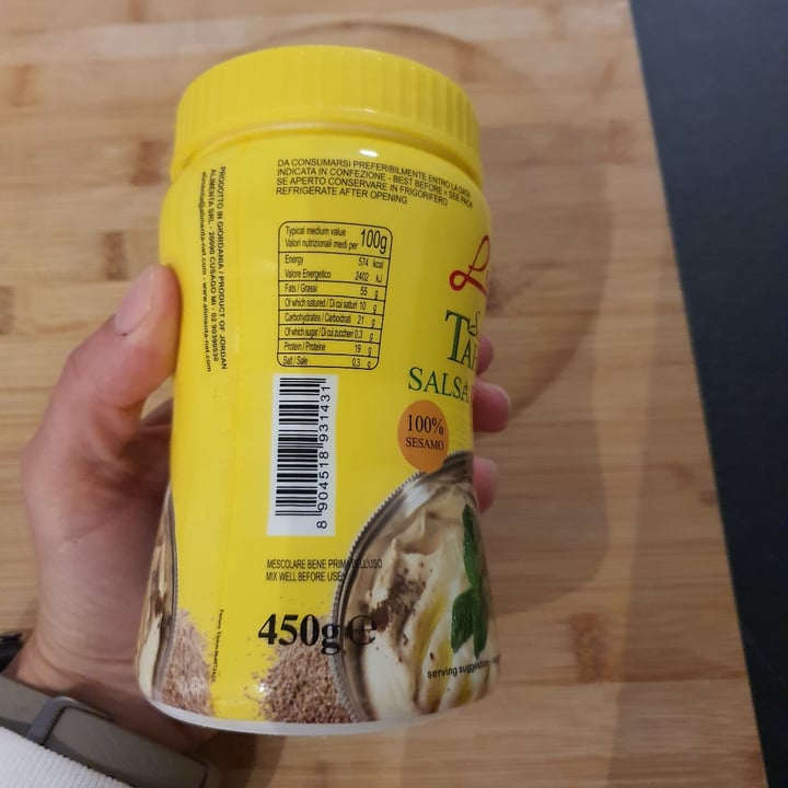 photo of Luxor salsa tahina shared by @valealegreg on  02 Nov 2022 - review