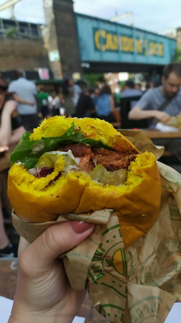 review photo of VBurger Camden Beet Burger shared by @veganotti on 02 Jun 2019 - review