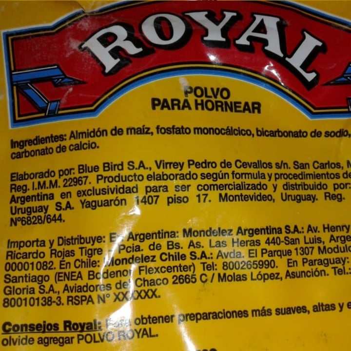 photo of Royal Polvo Para Hornear shared by @erinadina on  03 Jun 2020 - review