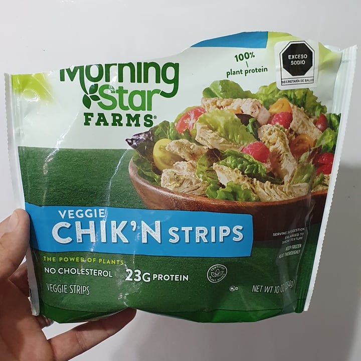 photo of MorningStar Farms Veggie Chik’n Strips shared by @memevegan on  20 Aug 2022 - review