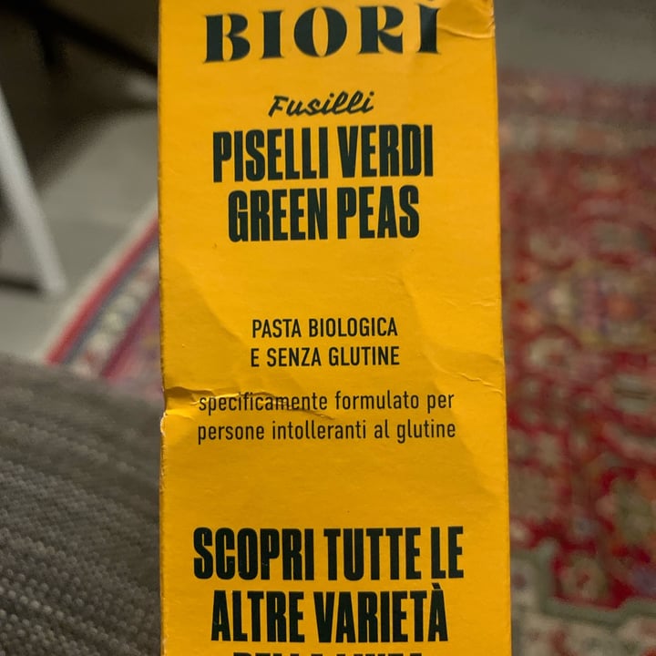photo of Biori Fusilli Piselli Verdi Green Peas shared by @rastacarla on  30 Aug 2022 - review