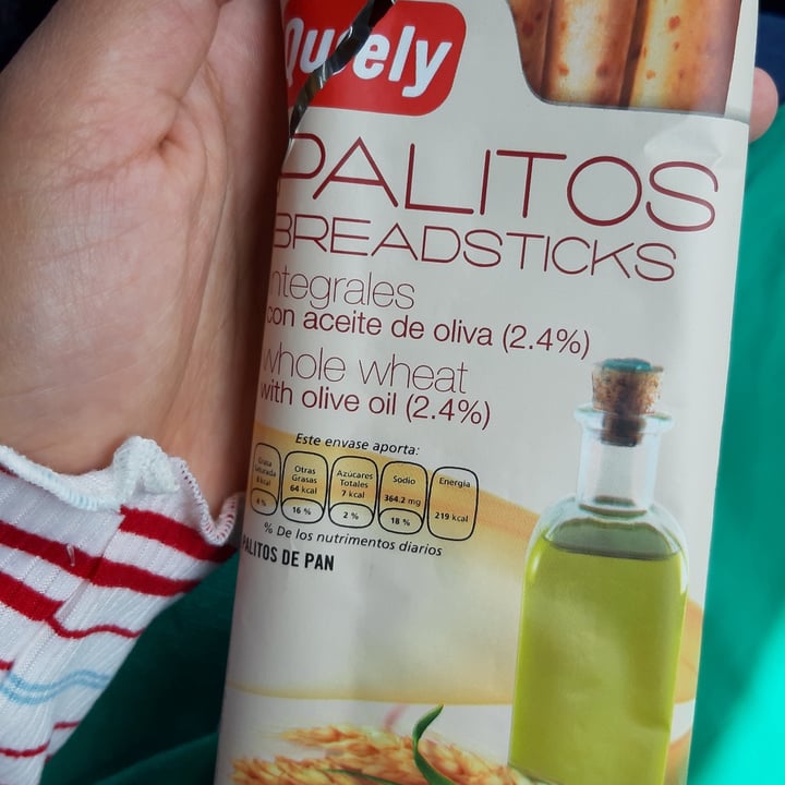 photo of Quely Palitos Breadsticks Integrales shared by @heyyiamjaque on  05 Aug 2020 - review
