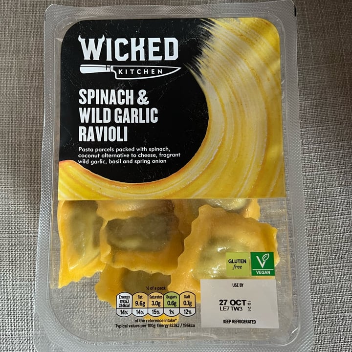 photo of Wicked Spinach & Wild Garlic Ravioli shared by @fraulicia on  13 Oct 2022 - review