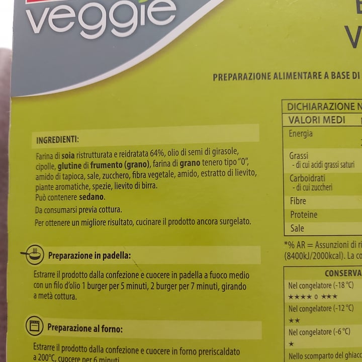 review photo of Despar Burger Vegetali shared by @bluveg on 19 Feb 2022 - review