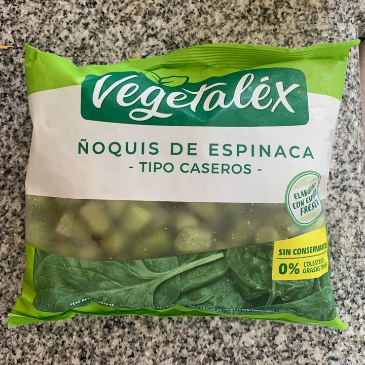 photo of Vegetalex Ñoquis de Espinaca shared by @canica on  09 Nov 2021 - review