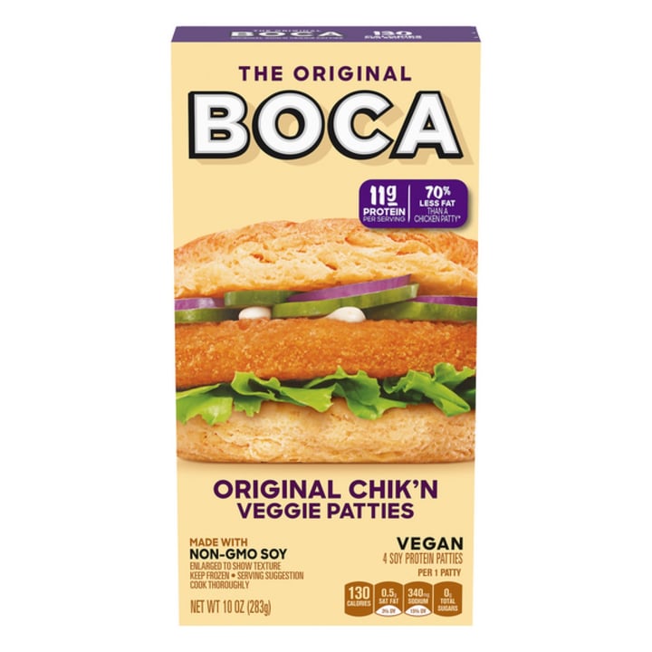 photo of BOCA Original Vegan Veggie Burger shared by @burnsconcerns on  06 May 2022 - review