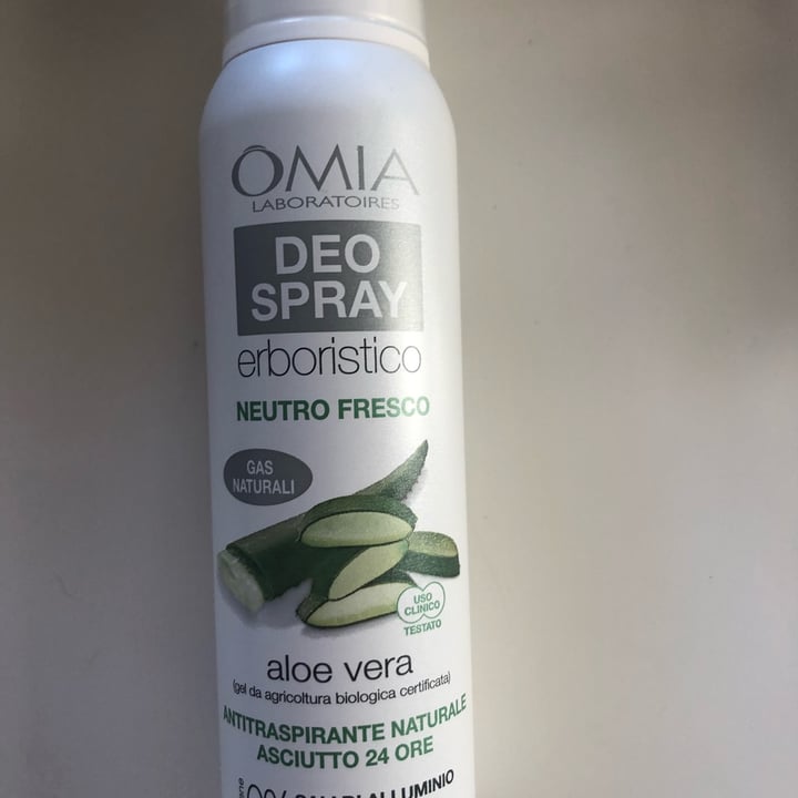 photo of Omia Deo spray erboristici aloe vera shared by @amila on  27 Sep 2022 - review