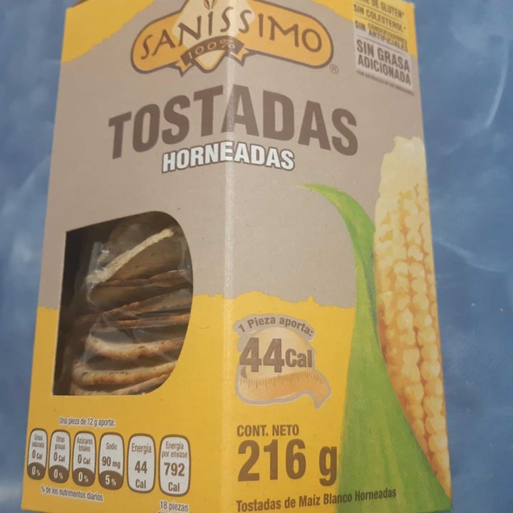 photo of Sanissimo Tostadas Horneadas shared by @guppy on  31 Mar 2020 - review