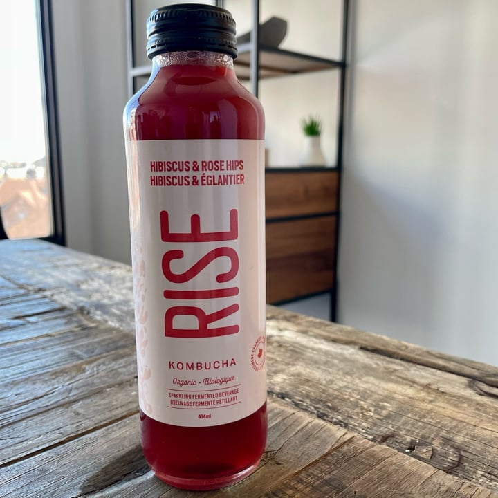review photo of RISE Kombucha Hibiscus & Rose Hip Kombucha shared by @rosiecanada on 11 Apr 2022 - review