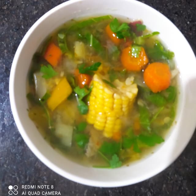 Photo du plat “sopa de legumes”