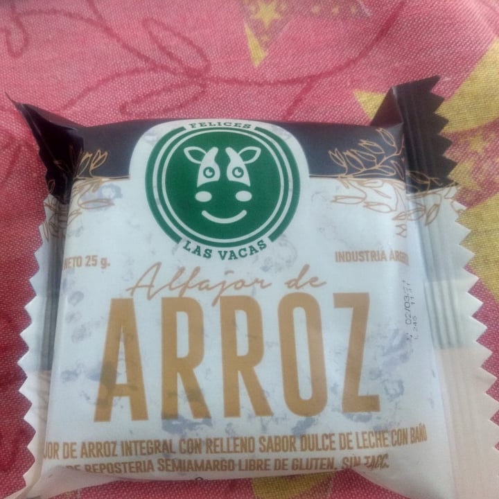 photo of Felices Las Vacas Alfajor De Arroz shared by @flxren on  15 Jan 2021 - review