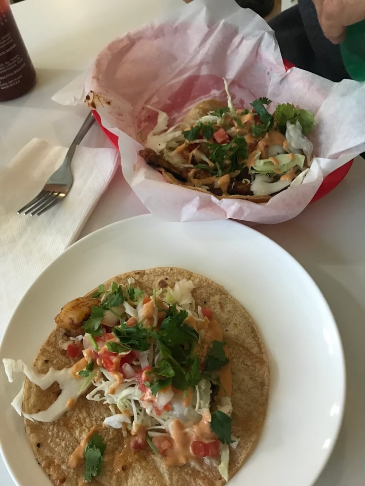 photo of Loving Hut Tacos - “fish” , “carnitas” and “al pastor” shared by @hypyogi on  16 Aug 2018 - review