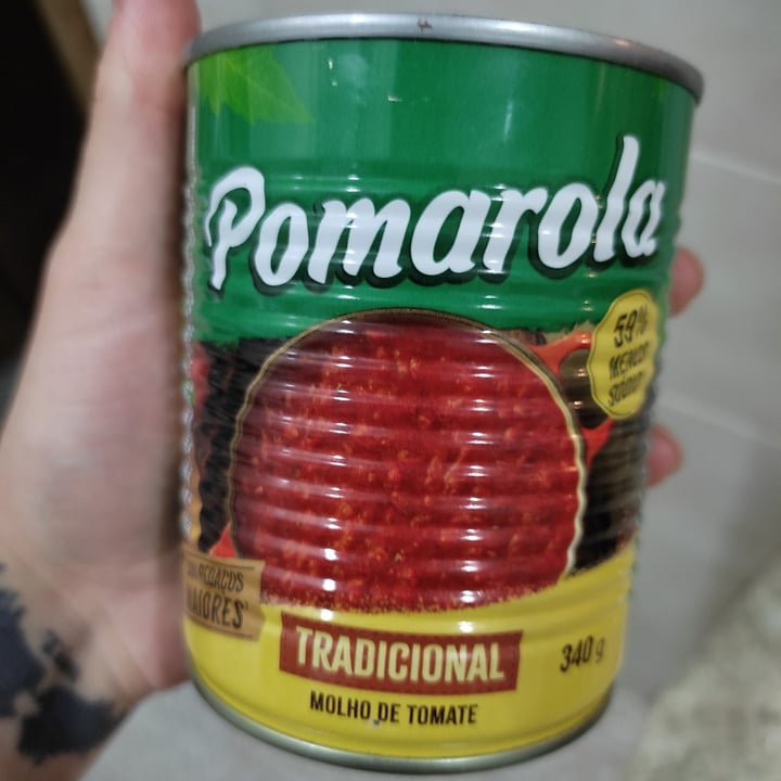 photo of Pomarola Molho de Tomate shared by @llaurinharesende on  31 Jan 2022 - review