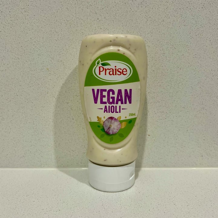 photo of Praise Vegan Aioli shared by @vegan-friendly on  24 Oct 2021 - review