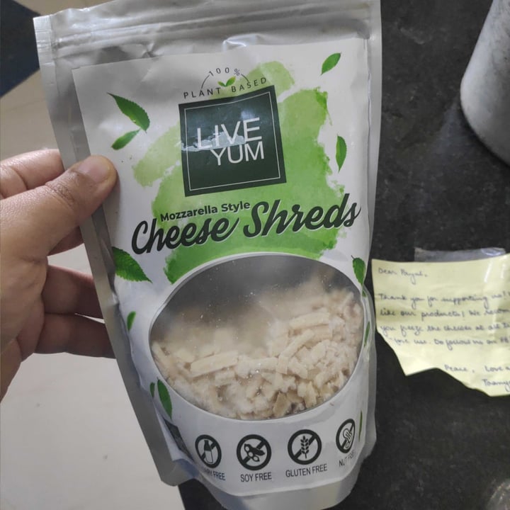 photo of Live Yum Foods Mozzarella Shreds shared by @payalsrao on  20 Jun 2020 - review