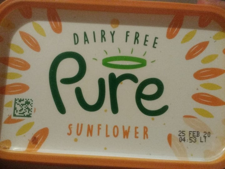 photo of Pure Dairy Free Sunflower Spread shared by @eve070 on  27 Nov 2019 - review