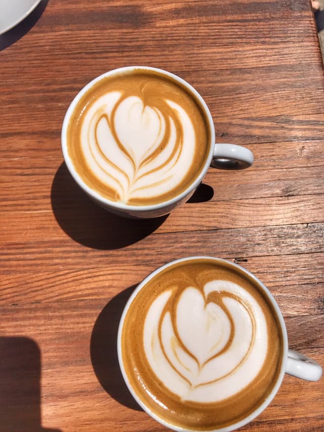 「Cafe Con Leche De Almendras」の料理の写真