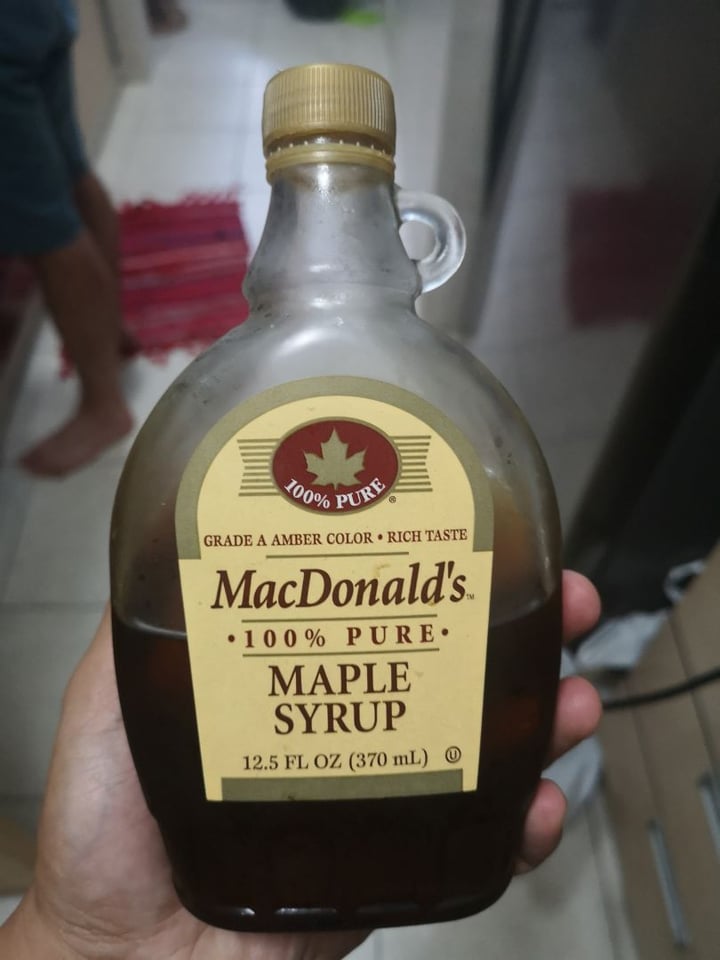 photo of MacDonald's Maple Syrup shared by @raffymabanag on  04 Nov 2019 - review