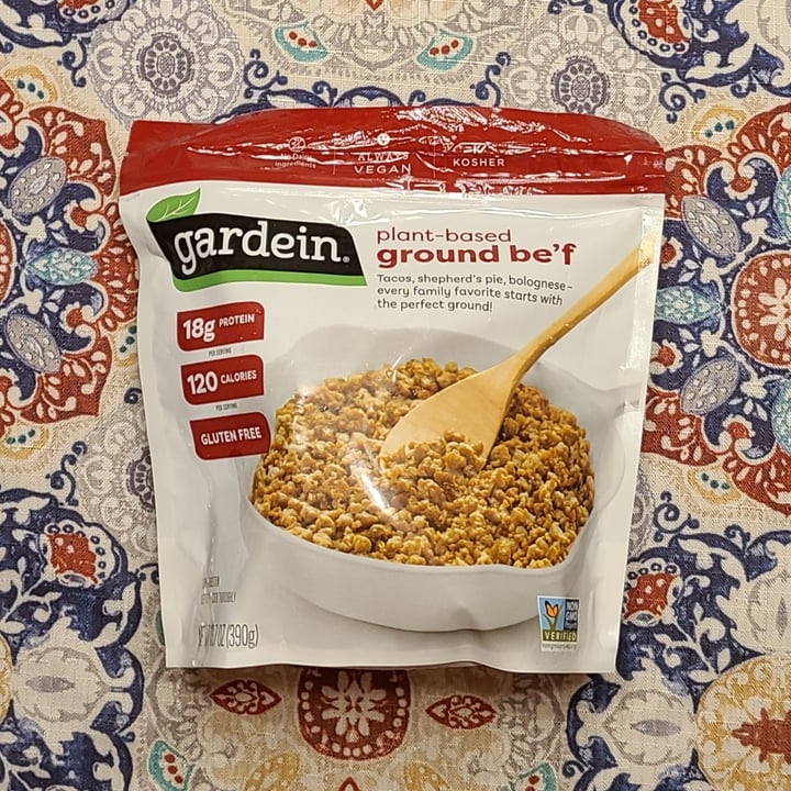 photo of Gardein Plant-based Ground Be’f shared by @vegan4thewin on  31 Aug 2021 - review