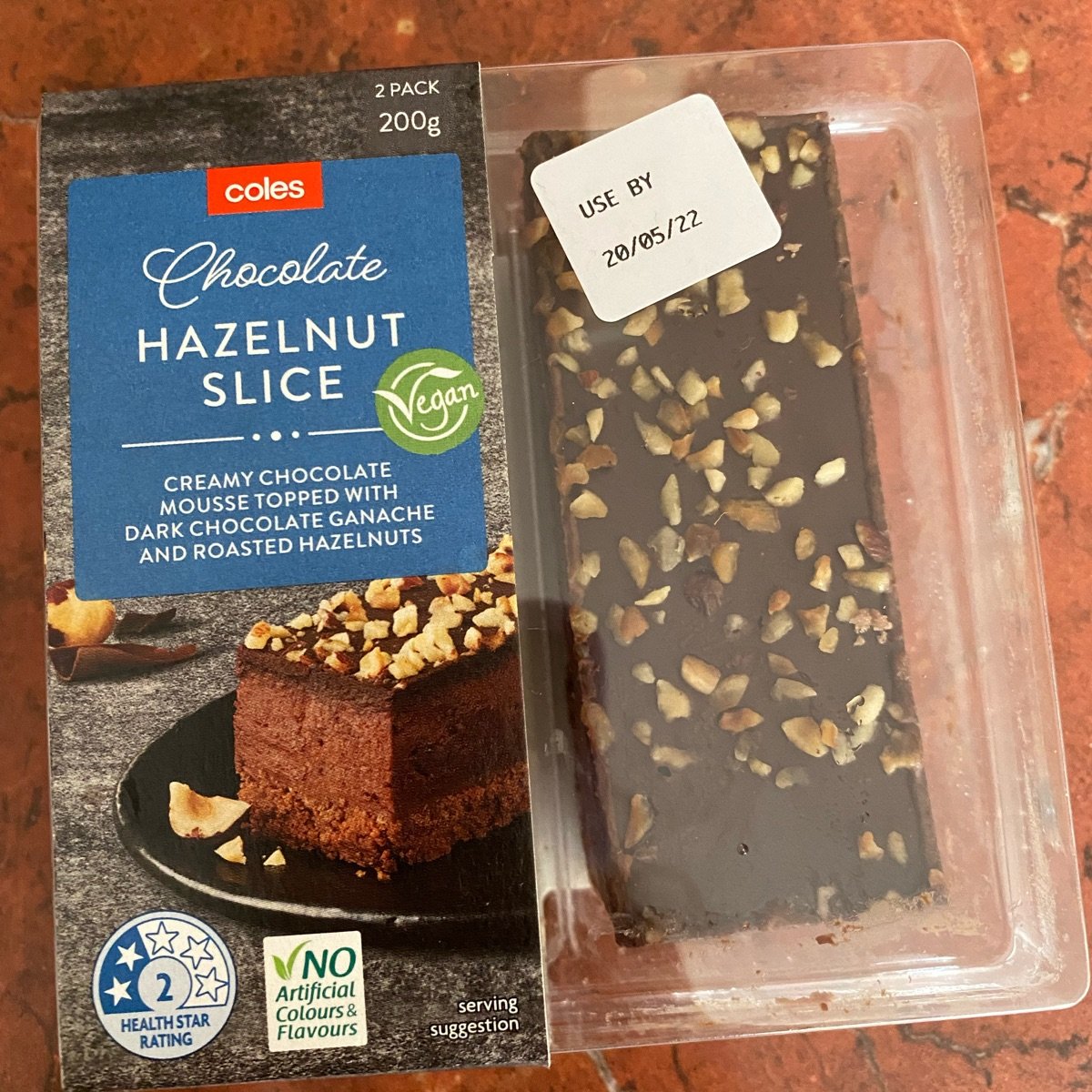 Coles Chocolate hazelnut slice Reviews abillion