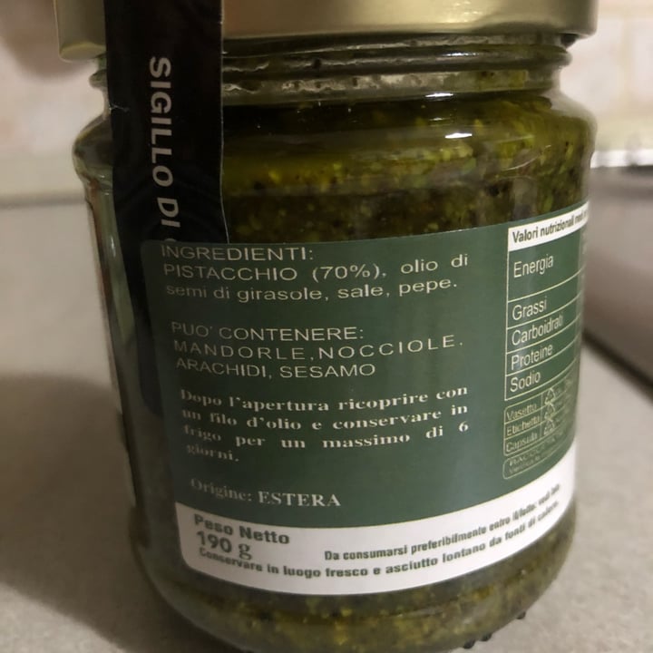 photo of Dolce reale Sicily Pesto Di Pistacchio shared by @alicesac on  01 Dec 2021 - review