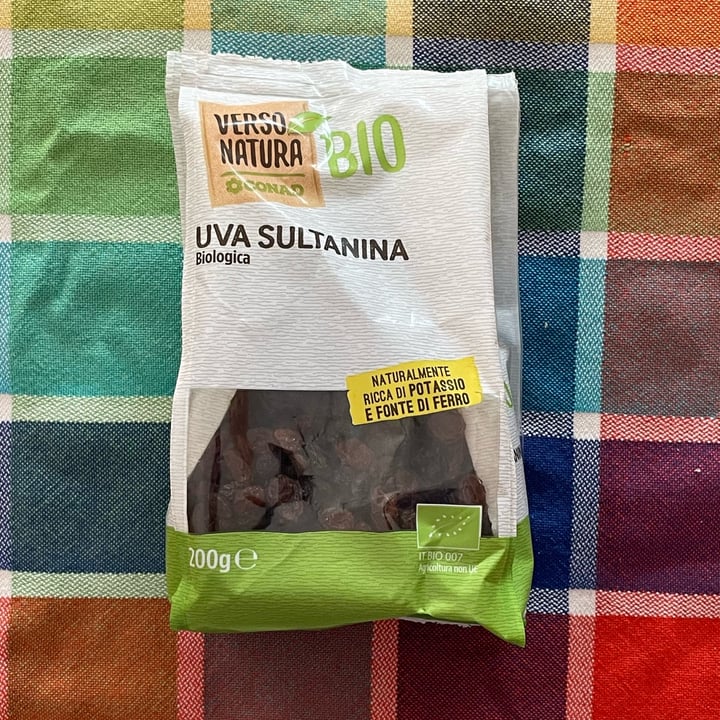 photo of Verso Natura Conad Veg Uva sultanina shared by @saravegana17 on  09 Feb 2022 - review