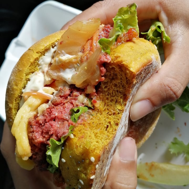 review photo of The Kind Kitchen Kimch'eese Burger shared by @ragmahe on 08 Aug 2020 - review
