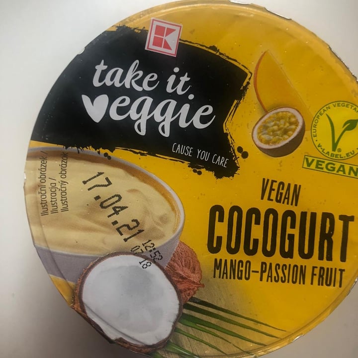 photo of Kaufland Take it Veggie Cocogurt Mango-Passion Fruit shared by @splashh on  28 Apr 2021 - review