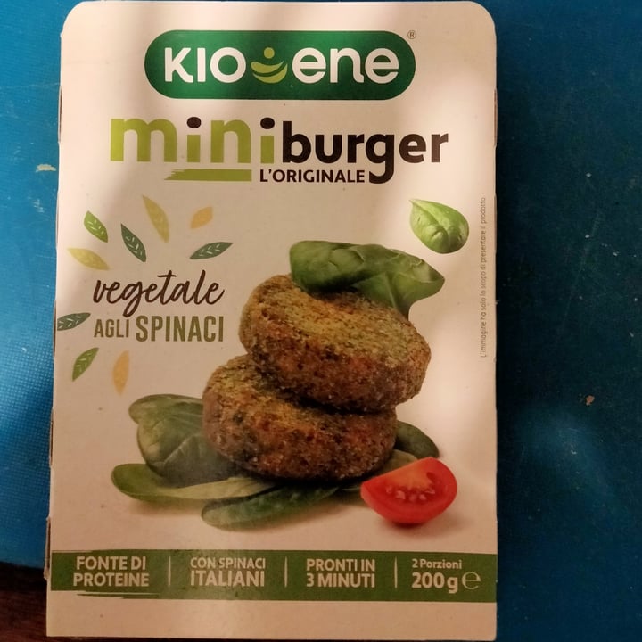 review photo of Kioene Mini Burger Vegetale Agli Spinaci shared by @cchiara98 on 12 May 2022 - review