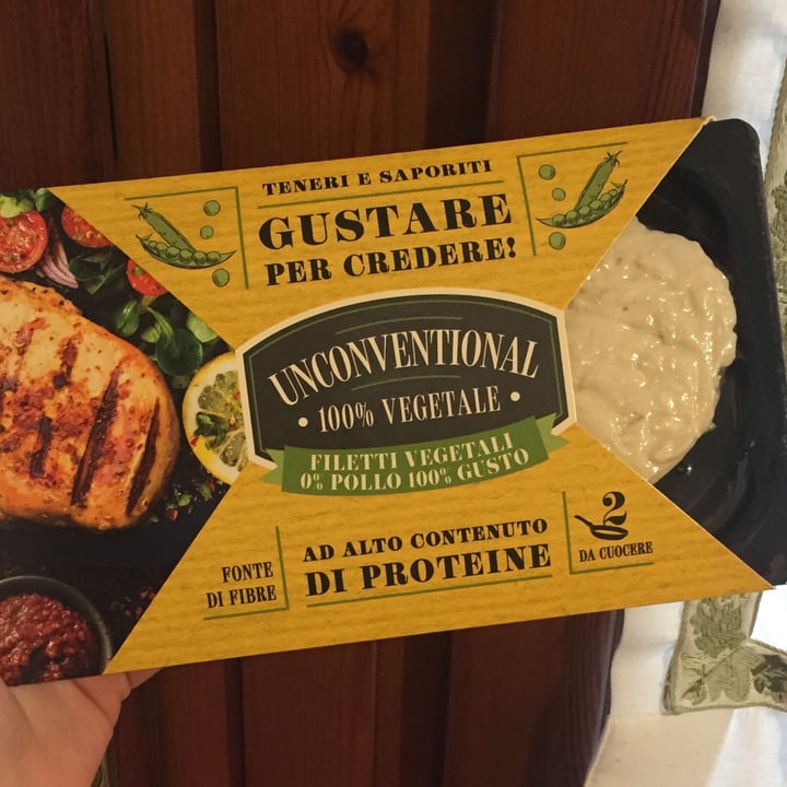 photo of Unconventional Filetti Vegetali 0% Pollo 100% Gusto - Plant Based Fillet shared by @theplantbasedstudent on  13 Apr 2022 - review