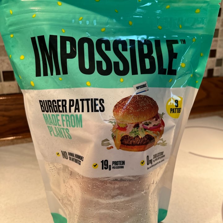 photo of Impossible Foods Impossible Burger Patties shared by @purpletabby on  30 Oct 2022 - review