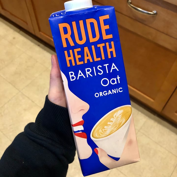 photo of Rude health Barista Oat Milk shared by @yourlocalvegan on  12 Jan 2021 - review