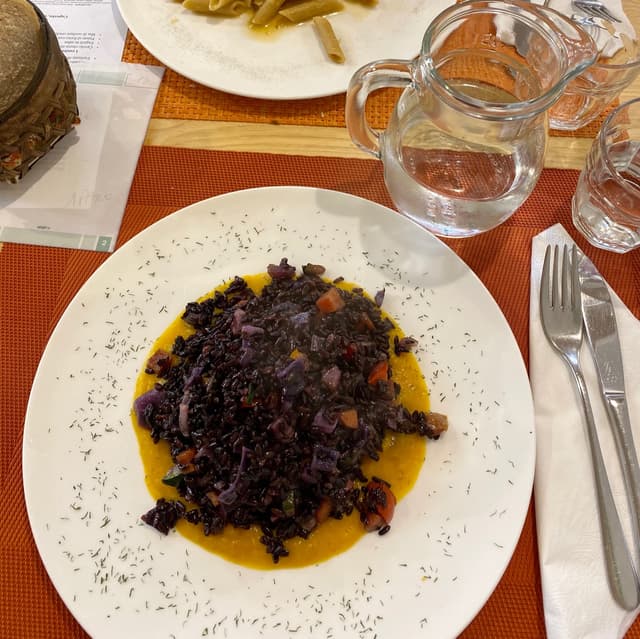 Photo of the dish “Riso Nero Saltato Con Verdure Di Stagione”