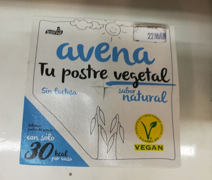 review photo of Yellifrut Postre avena natural shared by @yolivegan on 01 Mar 2020 - review