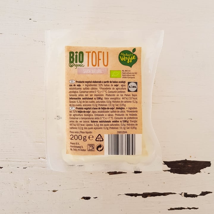 photo of My Best Veggie Bio tofu natural shared by @kevinfanara on  24 Aug 2021 - review