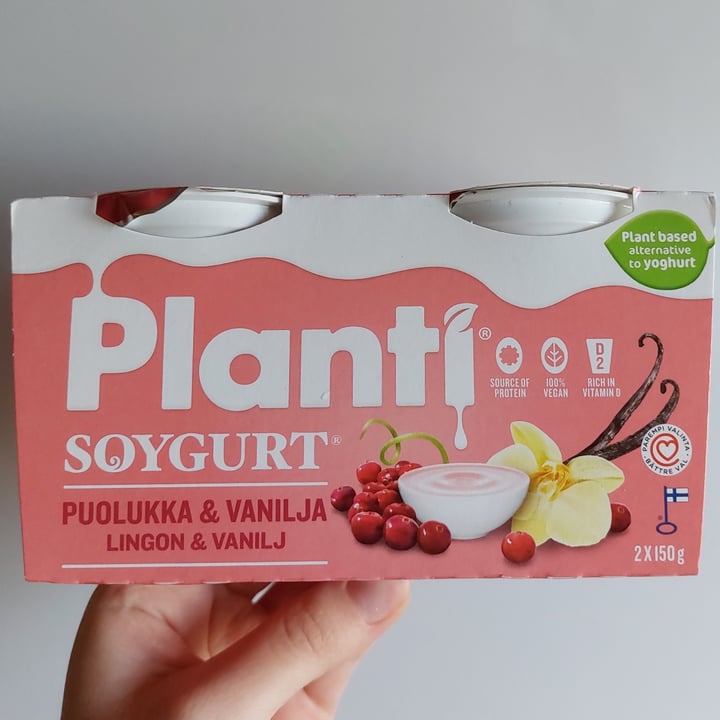 photo of Planti Lingonberry And Vanilla Soygurt shared by @capybara on  27 Apr 2022 - review