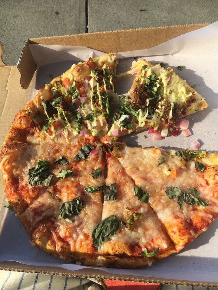 review photo of Veggie Crust - Somerville Vegan Falafel Pizza shared by @theswamp on 02 Sep 2019 - review