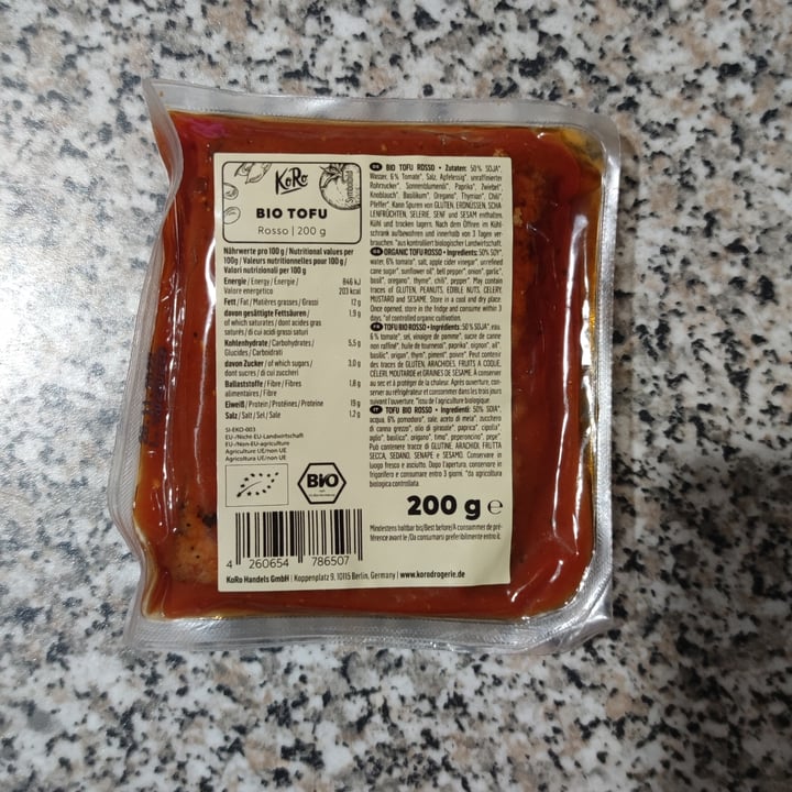photo of Koro Bio Tofu Rosso shared by @genea on  16 May 2022 - review