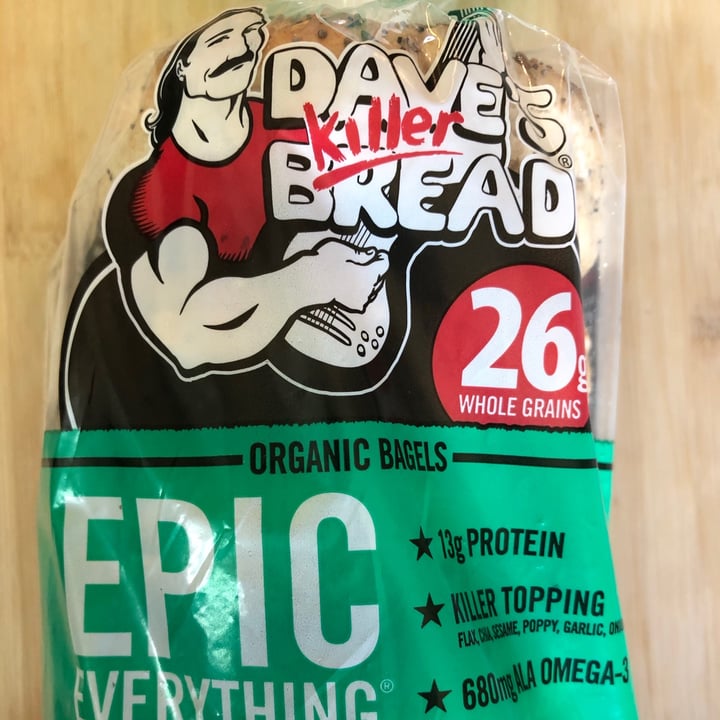 photo of Dave's Killer Bread Epic Everything Bagels shared by @veggietable on  09 Dec 2020 - review