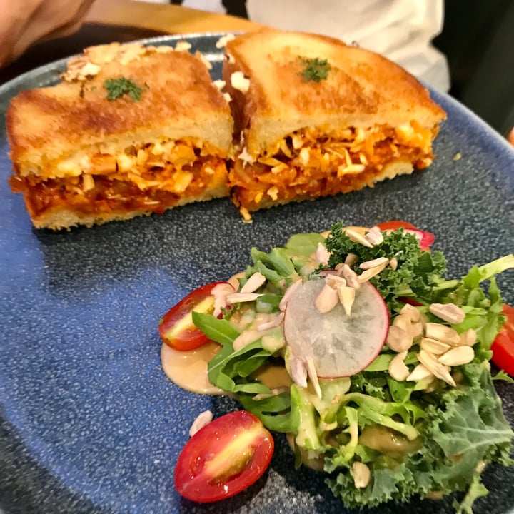 photo of Am I Addicted - Pottery Studio & V Cafe Grilled Cheese Kimchi Sandwich shared by @ziggyradiobear on  28 Feb 2022 - review