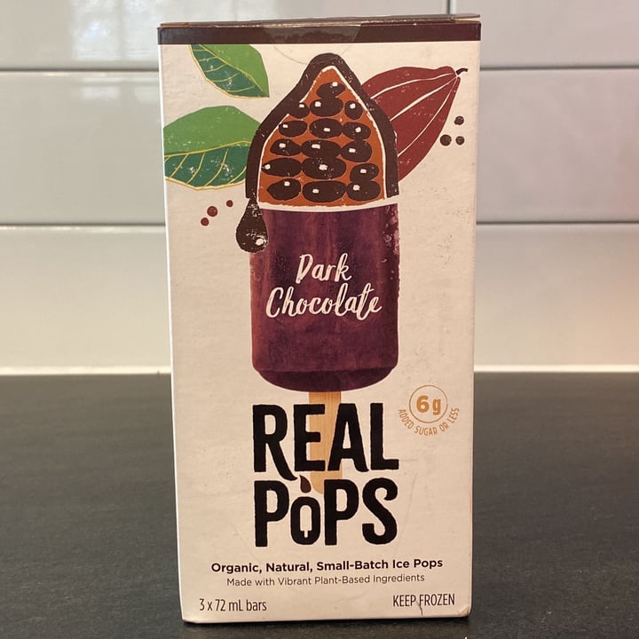 photo of Real pops Dark chocolate shared by @ashbreckwoldt on  12 Apr 2022 - review