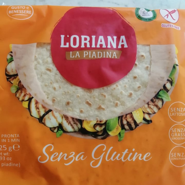 photo of Loriana la piadina Piadina senza glutine shared by @fedevegana on  03 Sep 2021 - review