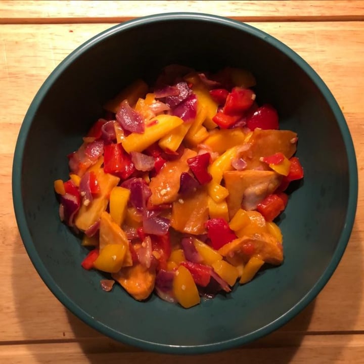 photo of Frosta Gemüse Pfanne mit Süßkartoffeln & Sweet-Chili shared by @taroka on  23 Jan 2022 - review