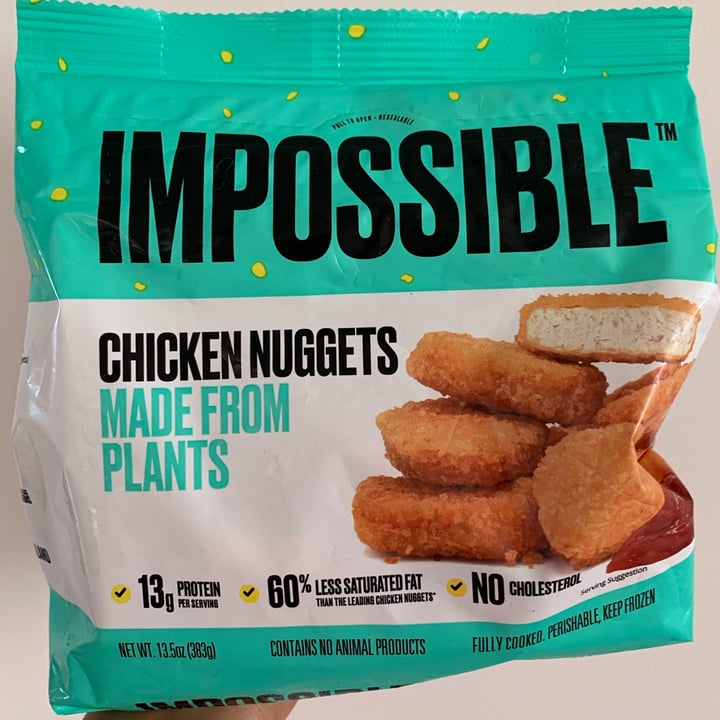 photo of Impossible Foods Chicken Nuggets shared by @anasoto on  19 Dec 2021 - review