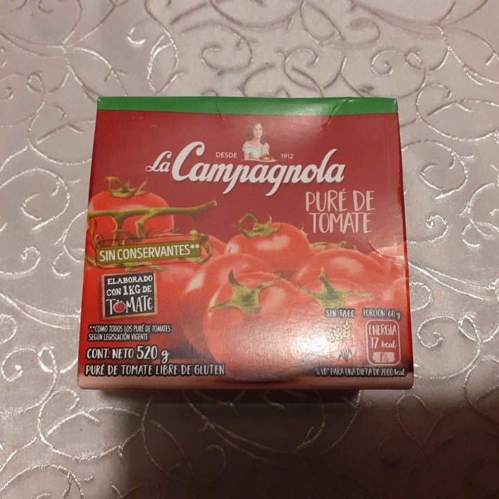 photo of La Campagnola Puré de Tomate shared by @annyruidias on  07 Apr 2020 - review