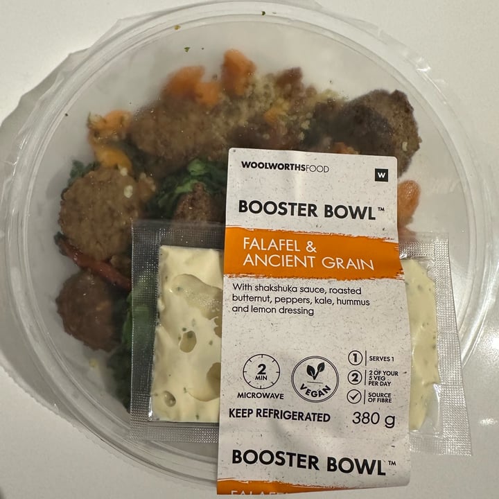 review photo of Woolworths Food Falafel & Ancient Grain Booster Bowl shared by @aleecpt on 16 Dec 2022 - review