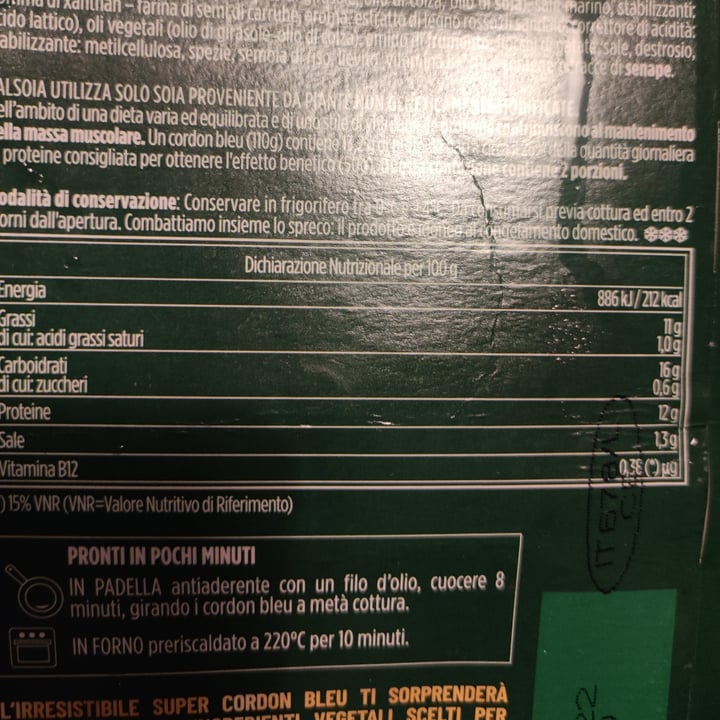 review photo of Valsoia l'irresistibile super cordon bleu shared by @lula1986 on 21 Oct 2022 - review